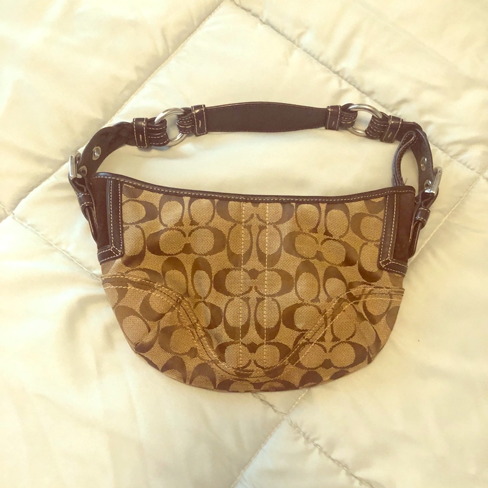 Small brown Coach purse